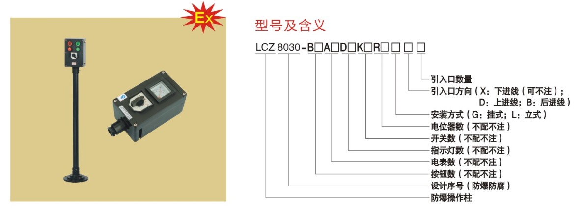 防爆防腐操作柱